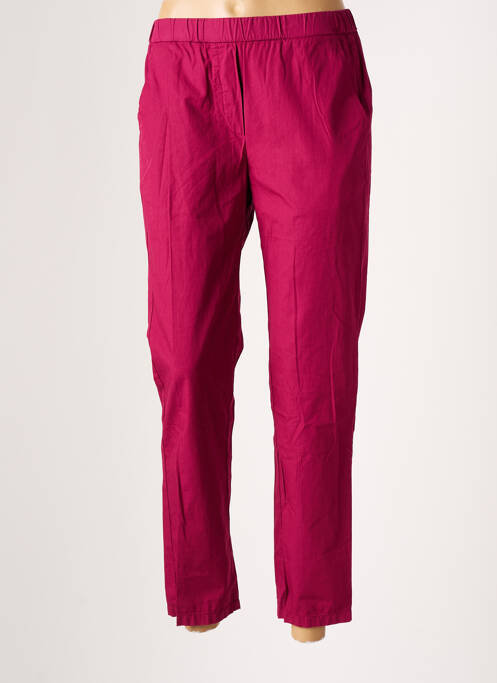Pantalon 7/8 taille élastique taille normale rose DIEGA femme
