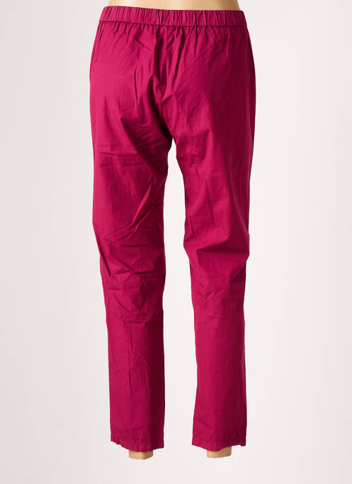 Pantalon 7/8 taille élastique taille normale rose DIEGA femme