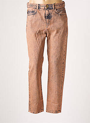 Jeans coupe droite stretch taille normale rose SESSUN femme