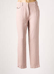 Jeans coupe droite taille haute taille haute rose SESSUN femme