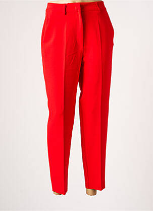 Pantalon 7/8 taille haute taille haute rouge ESSENTIEL ANTWERP femme