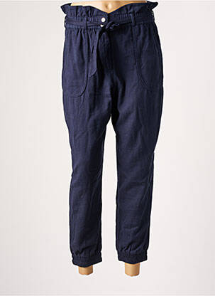 Pantalon 7/8 taille haute taille haute bleu BA&SH femme