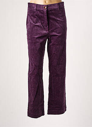 Pantalon droit violet SESSUN pour femme