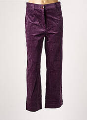 Pantalon droit violet SESSUN pour femme seconde vue