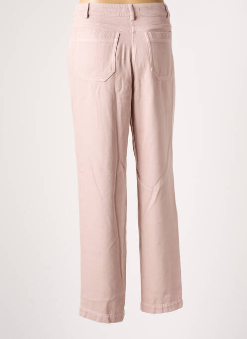 Jeans coupe droite rose SESSUN femme
