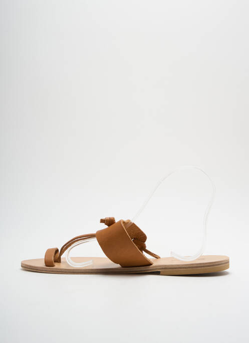 Tongs marron SANDALIA CYCLADES pour femme