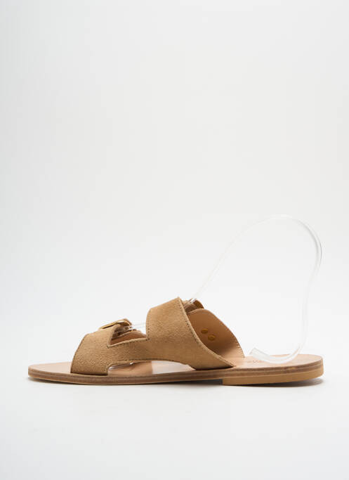 Mules/Sabots marron SANDALIA CYCLADES pour femme