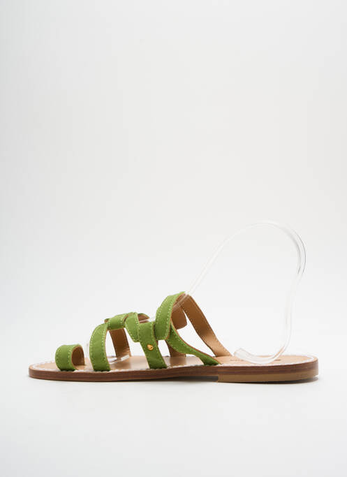 Tongs vert SANDALIA CYCLADES pour femme