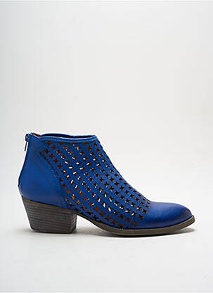 Bottines/Boots bleu BASTIANI pour femme
