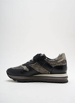 Baskets semelle amovible talon de 4 à 6cm noir REGARD femme