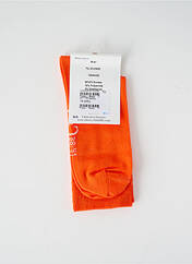 Chaussettes orange CLOVIS & CLOTHILDE pour unisexe seconde vue
