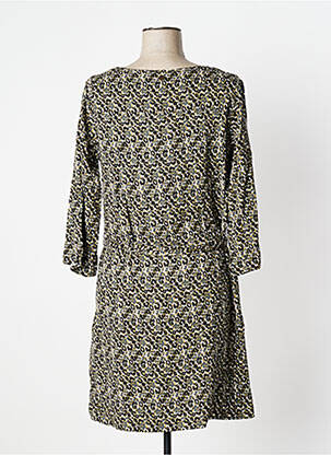 Robe courte manches 3/4 manches 3/4 vert LOLA ESPELETA femme