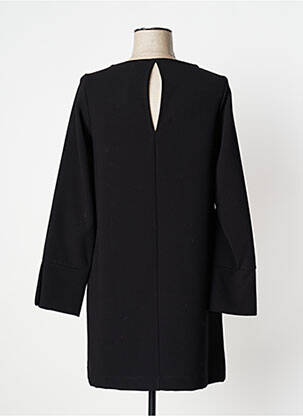 Robe courte manches longues manches longues noir MÊME ROAD femme