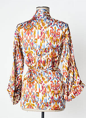 Veste kimono manches longues beige PAKO LITTO femme