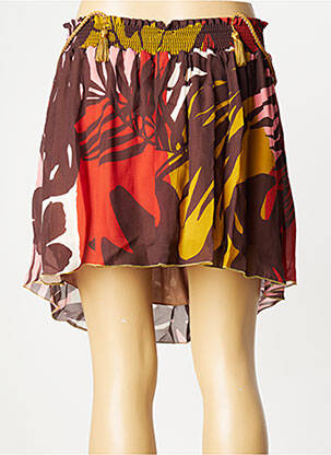 Jupe courte poches marron MÊME ROAD femme
