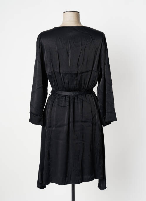 Robe mi-longue noir PAKO LITTO pour femme