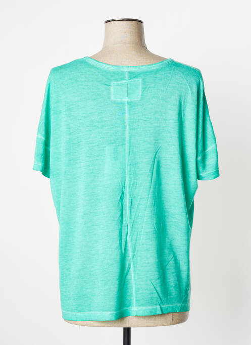 T-shirt vert HAPPY pour femme