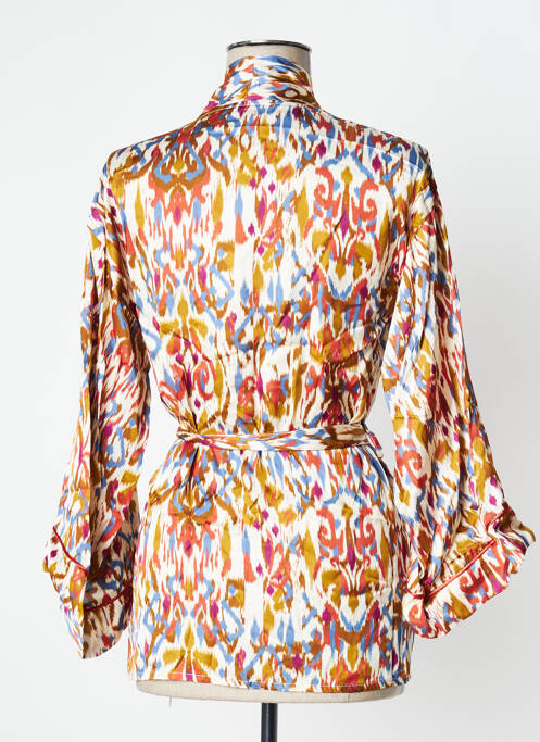 Veste kimono beige PAKO LITTO pour femme