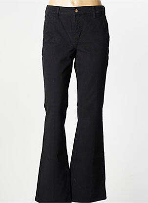 Pantalon flare stretch taille normale noir HAPPY femme