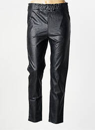 Pantalon droit taille élastique taille normale noir PAKO LITTO femme