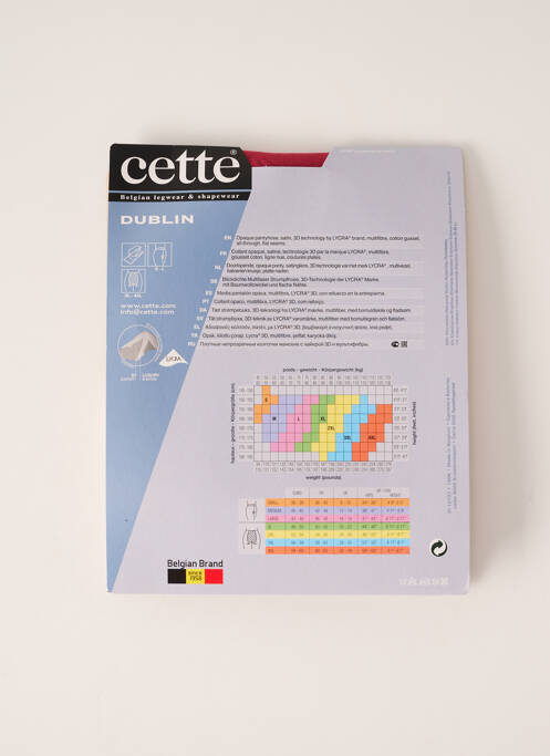 Collants rose CETTE pour femme