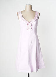 Robe mi-longue sans manche sans manche rose TARA JARMON femme