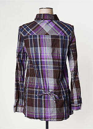 Chemisier coupe droite manches longues violet BEST MOUNTAIN femme