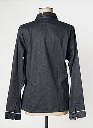 Chemisier poches poitrine manches longues gris SETRAK femme