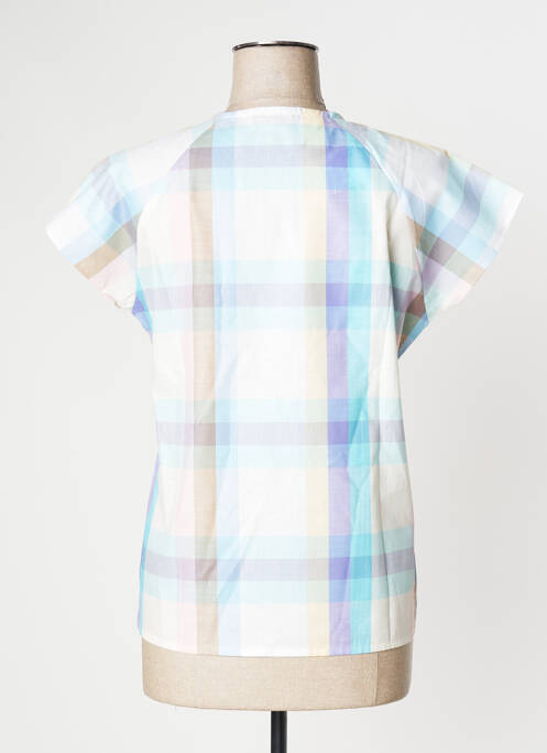 Blouse manches courtes manches courtes bleu LAURENT ST CYR femme