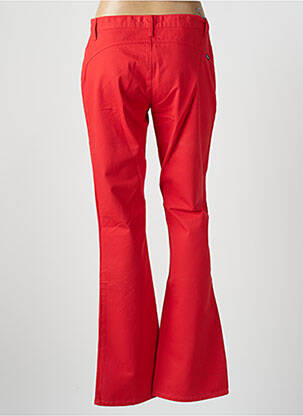 Pantalon flare taille normale taille normale rouge STK femme