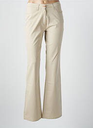 Pantalon flare stretch taille normale beige STK femme