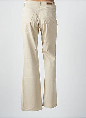 Pantalon flare stretch taille normale beige STK femme
