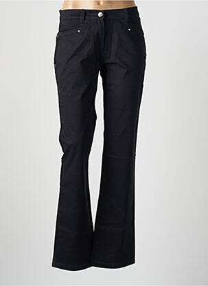 Pantalon flare stretch taille normale noir AVENTURES DES TOILES femme
