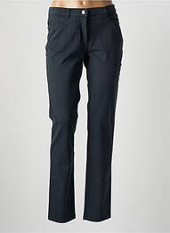 Pantalon slim tissage popeline taille normale bleu AVENTURES DES TOILES femme