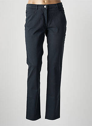 Pantalon slim tissage popeline taille normale bleu AVENTURES DES TOILES femme