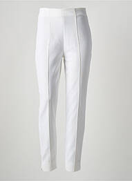 Pantalon slim stretch taille normale beige LE COMTE femme