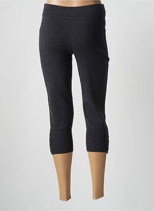 Pantacourt stretch taille normale gris DIKTON'S femme