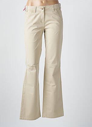 Pantalon flare beige STK pour femme