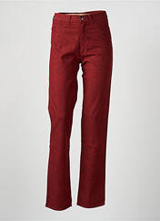 Pantalon slim rouge STK pour femme seconde vue