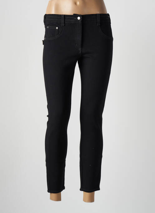 Pantalon 7/8 stretch taille normale noir LEGS femme