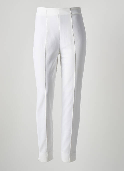 Pantalon slim stretch taille normale beige LE COMTE femme