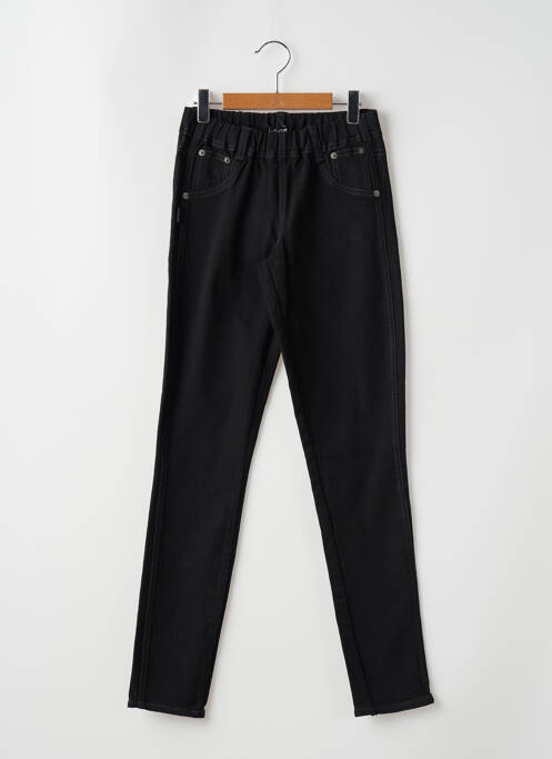 Jegging tissage popeline taille normale noir LEGZSKIN femme