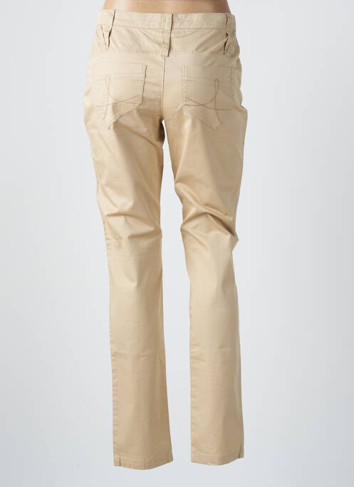Pantalon slim beige AVENTURES DES TOILES pour femme