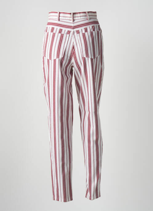 Pantalon slim rouge LECOMTE pour femme