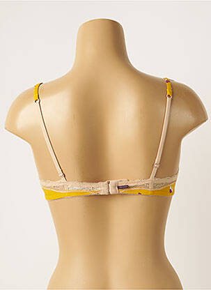 Soutien-gorge effet matière satinée haut soutien-gorge balconnet jaune PRINCESSE TAM-TAM femme