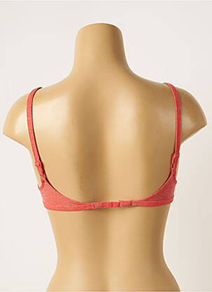 Soutien-gorge sans armature haut triangles orange HUIT femme