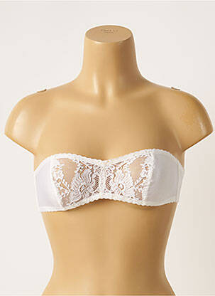 Soutien-gorge sans armature haut bandeau beige ROSY femme