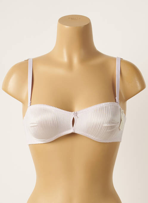 Soutien-gorge sans armature haut bandeau violet WARNER'S femme