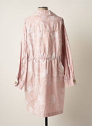 Imperméable manches longues sans capuche rose OOF WEAR femme