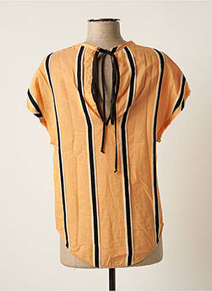 Blouse manches courtes manches courtes orange TELA femme
